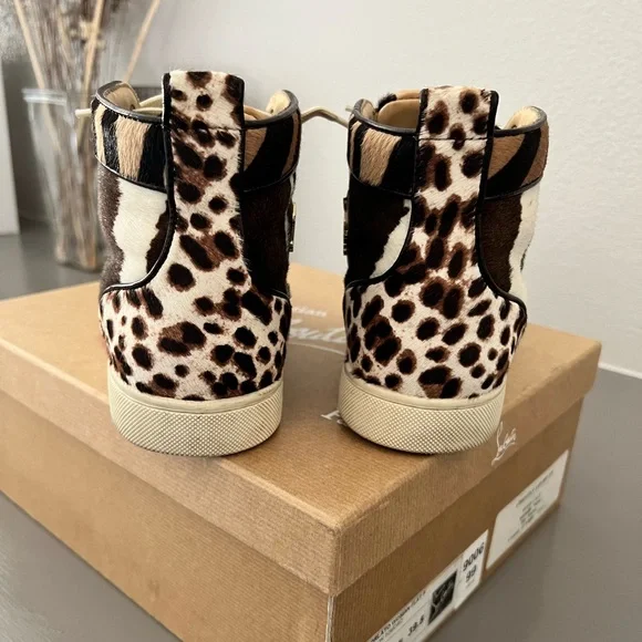 Christian Louboutin Rantus Orlato High Top Flat Shoes 🐯 - Picture 7 of 10
